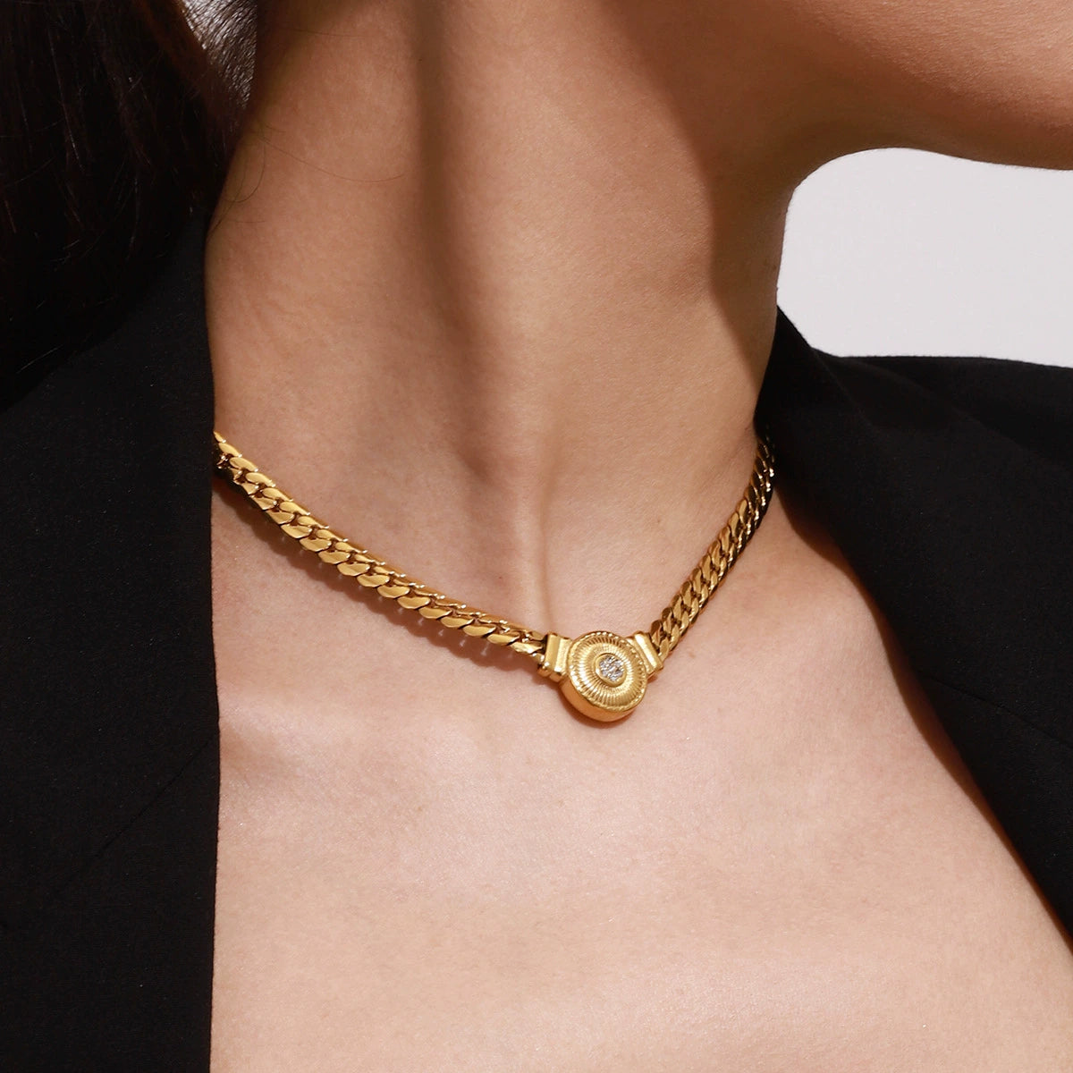 Lune Cuban Necklace
