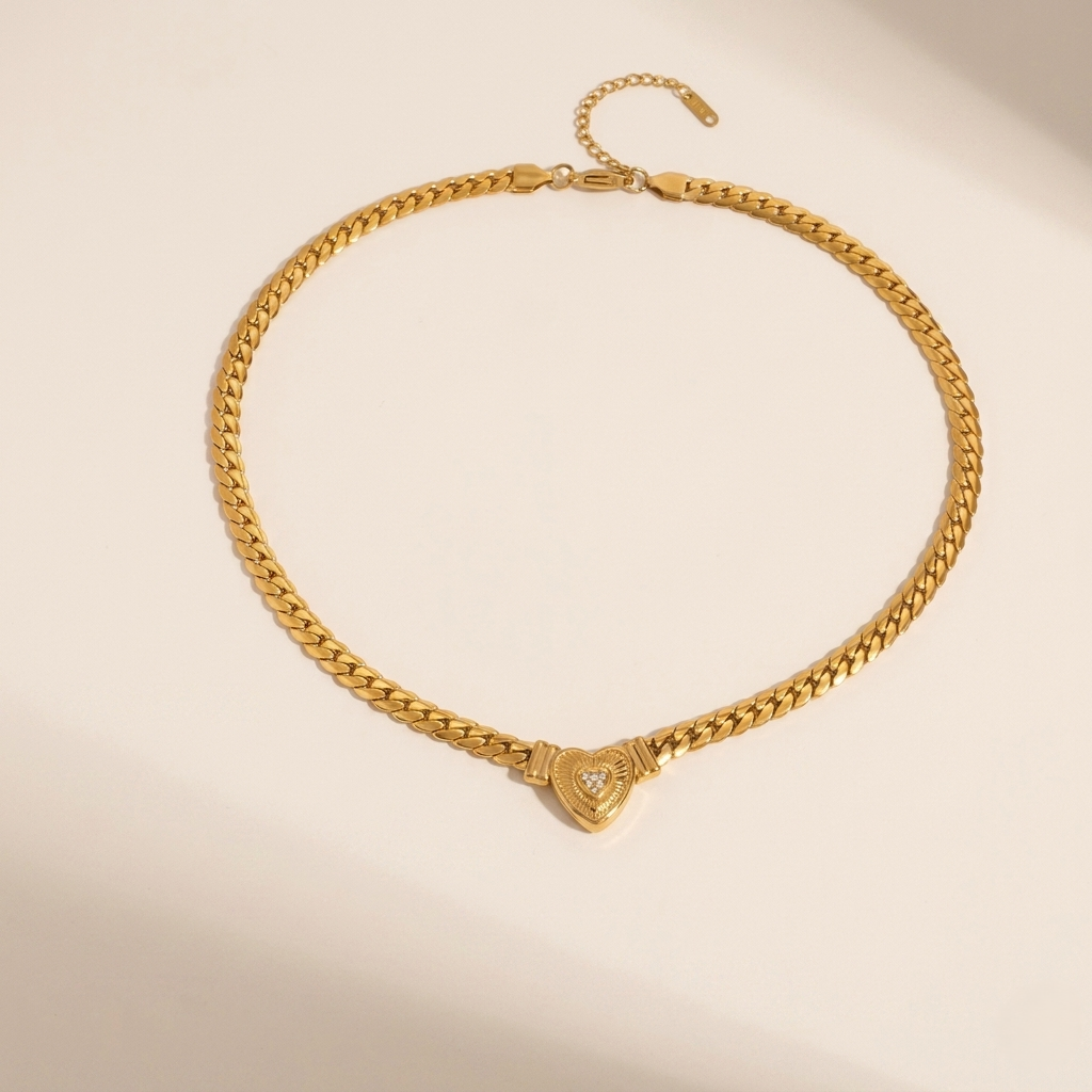 Amour Cuban Necklace