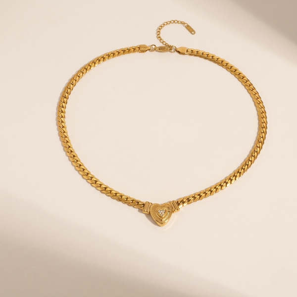 Amour Cuban Necklace