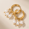 Sera Pearl Hoops