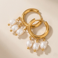 Sera Pearl Hoops