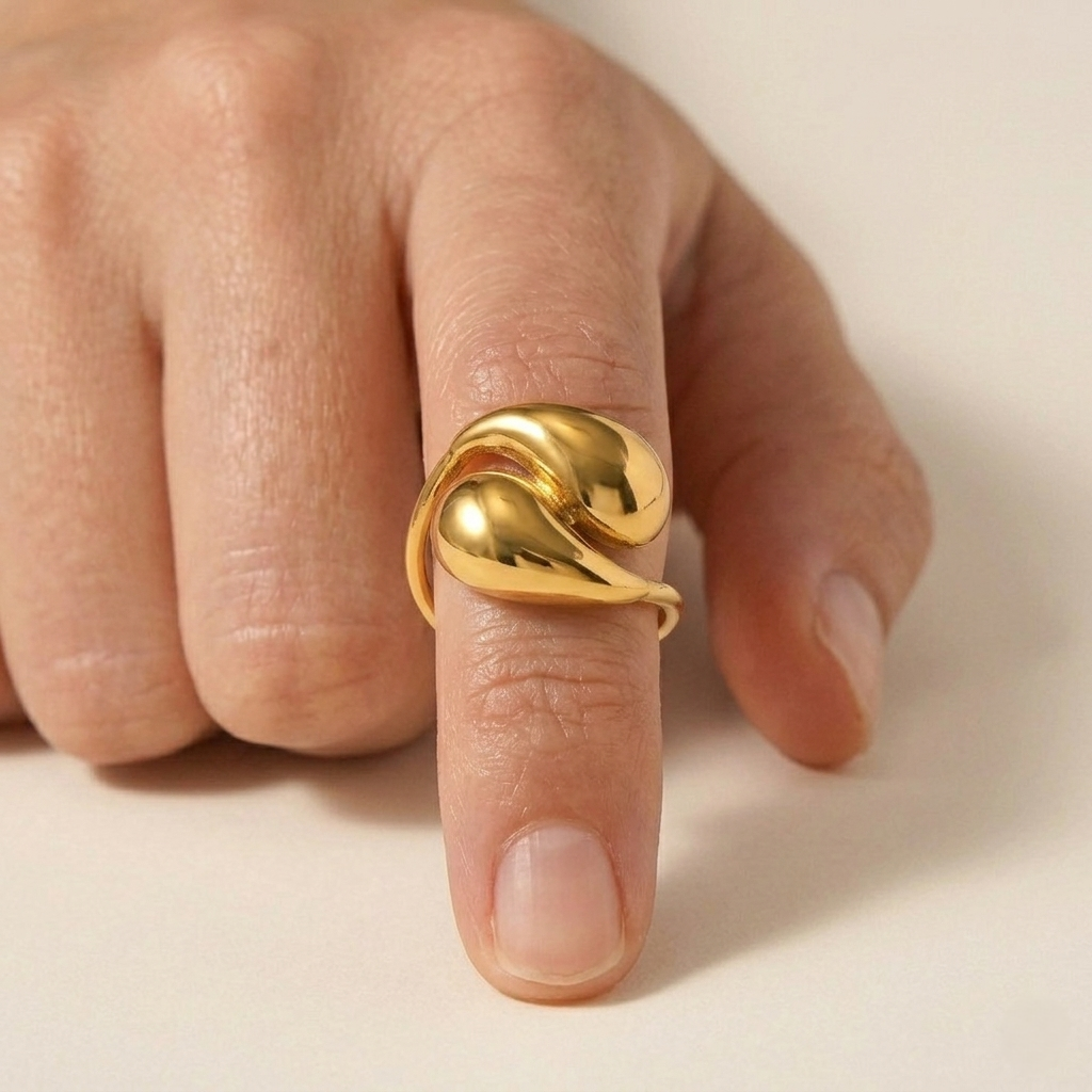 Twin Tides Ring