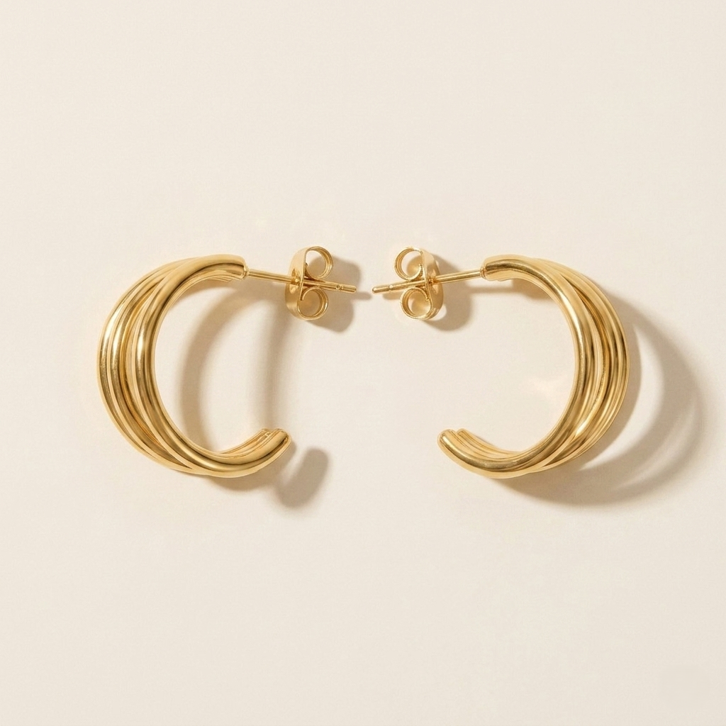 Lyra Triple Hoops
